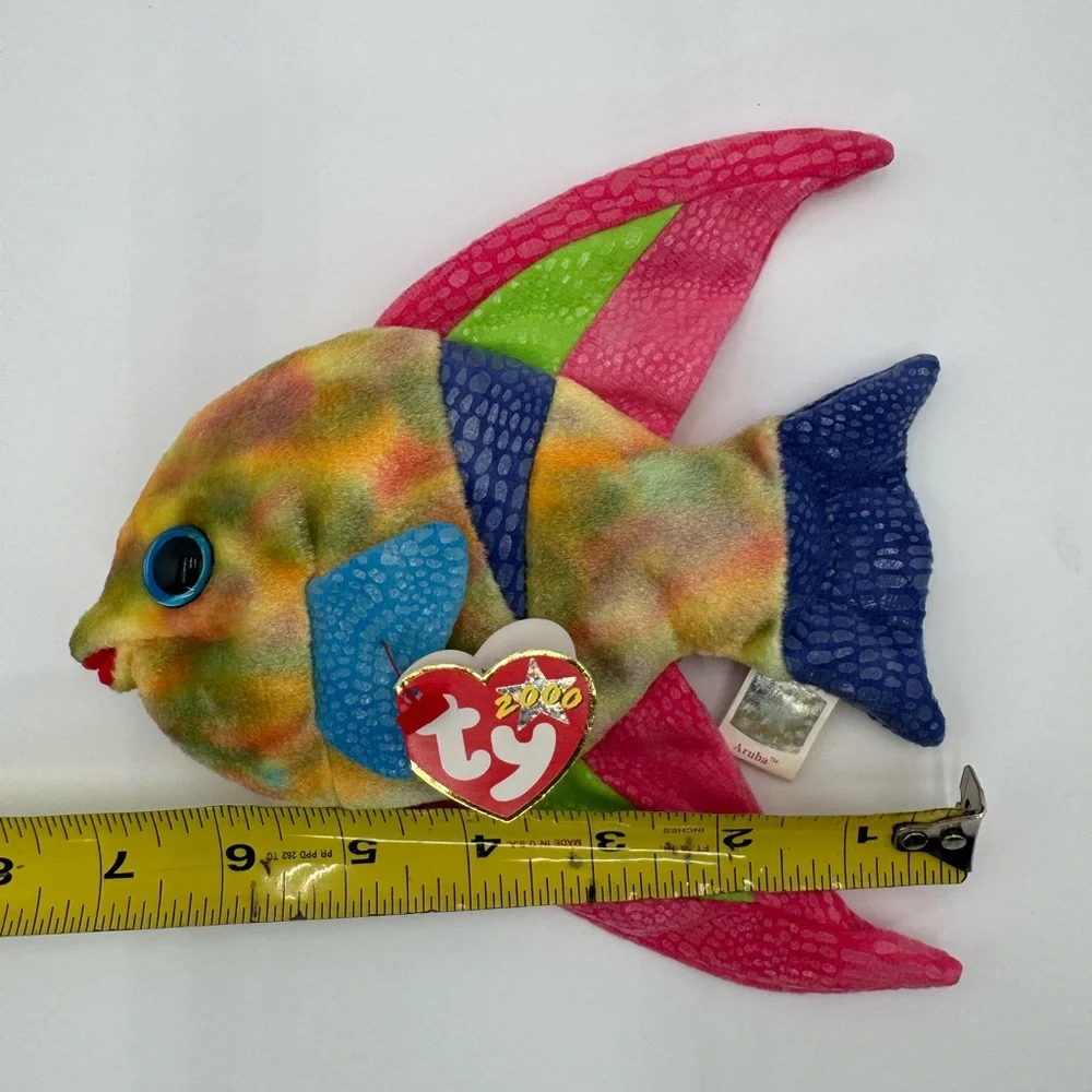 Ty Beanie Baby Aruba the Tropical Fish 2000 with Tag Plush Collectible